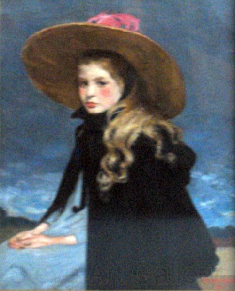 Henri Evenepoel Henriette with the large hat France oil painting art